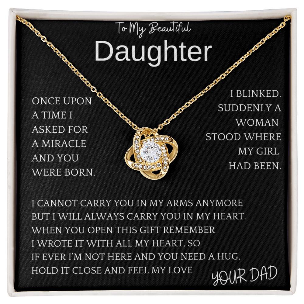 Hold Close Necklace Gift Daughter