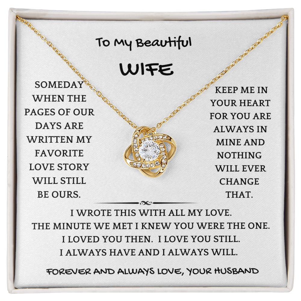 The One Necklace Wife Gift