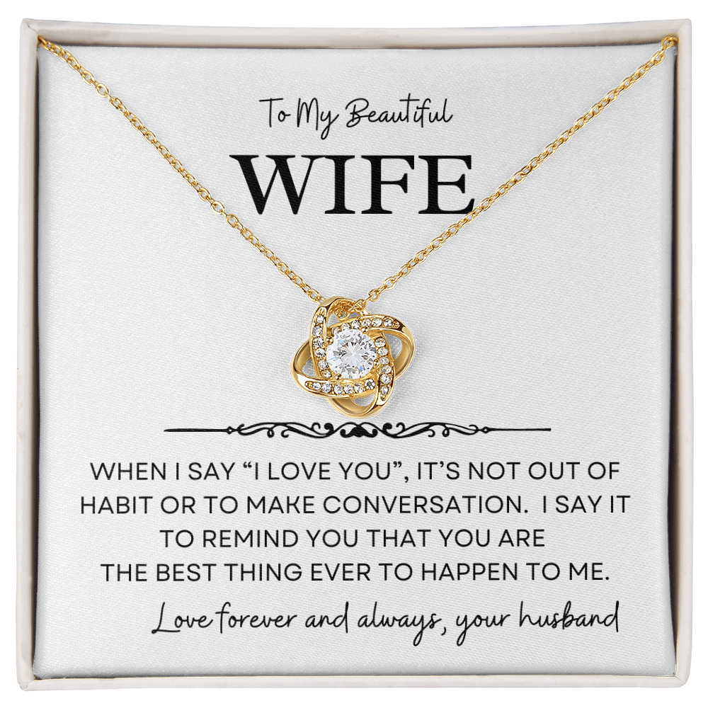 Best Thing Wife Necklace