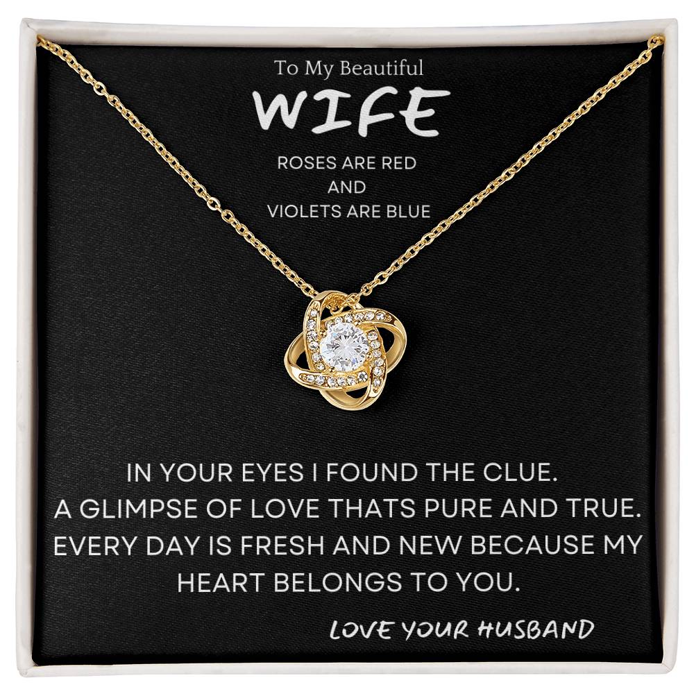 Glimpse Of Love Necklace Gift For Wife