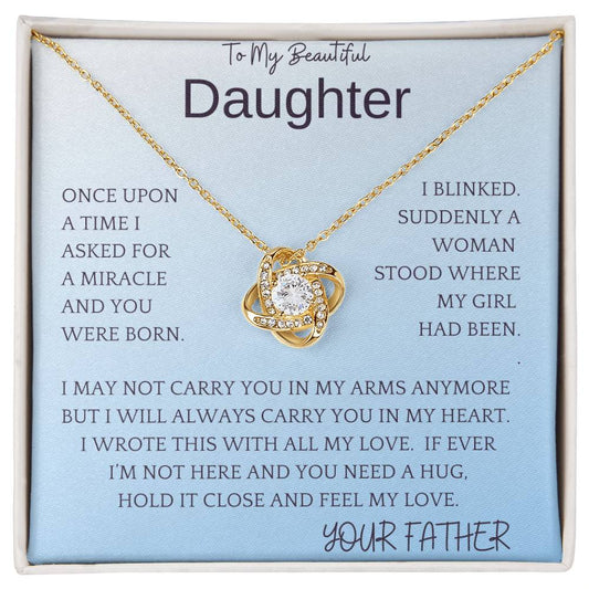 Hold Close Necklace Daughter Gift