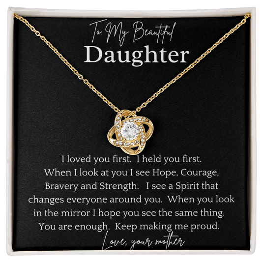 Loved First Daughter Necklace