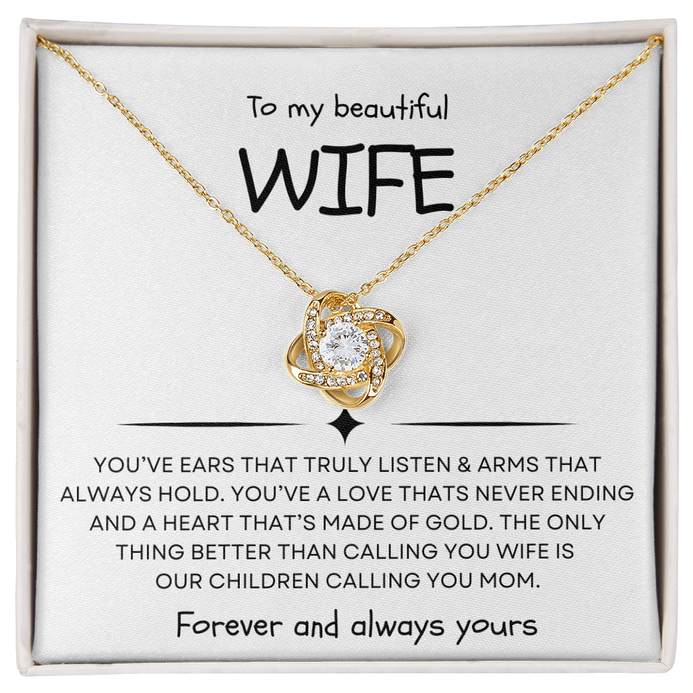 Arms That Hold Wife Necklace