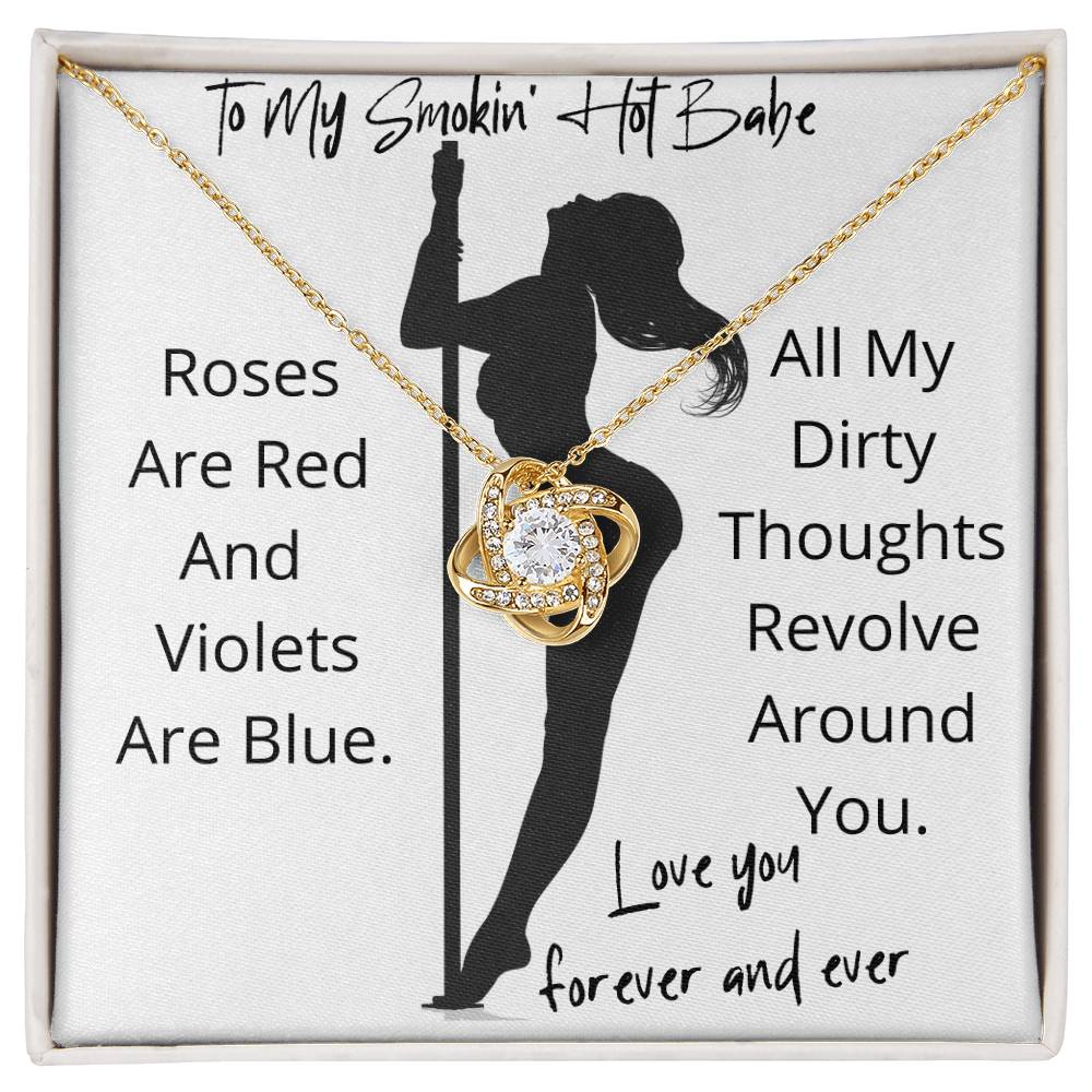 All My Dirty Thoughts Necklace Gift For Wife Soulmate Valentines Anniversary Birthday Present For Women