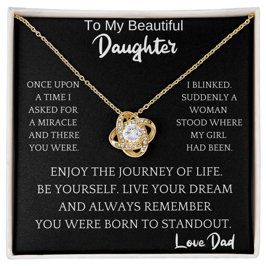 Journey Of Life Daughter Necklace