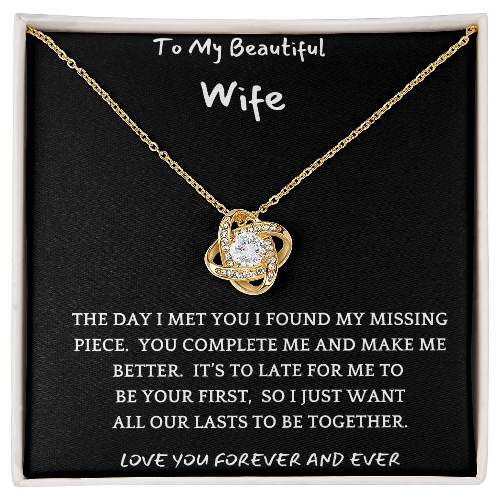 MISSING PIECE NECKLACE GIFT FOR WIFE