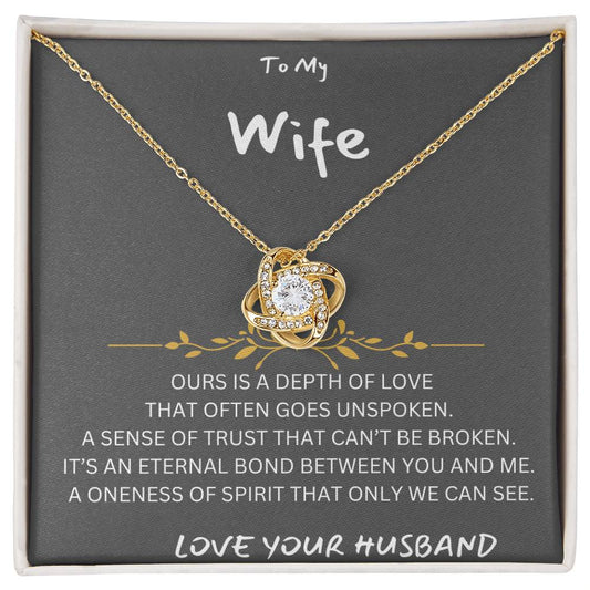 Depth of Love Necklace Wife Gift