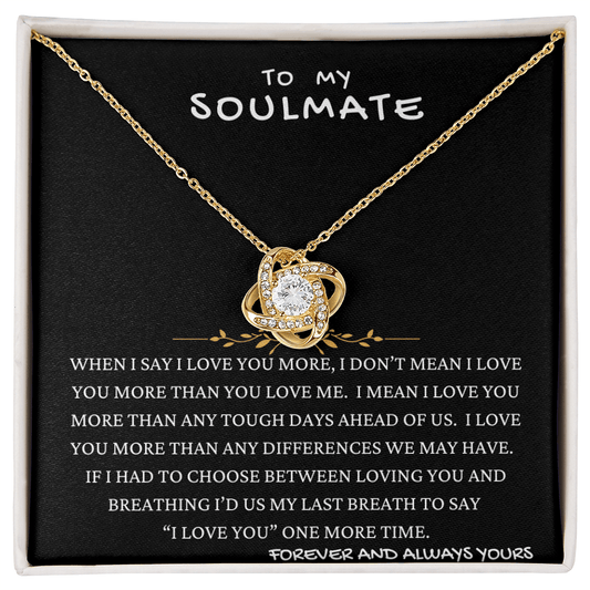 Love You More Necklace