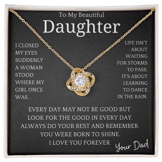 Do Your Best Necklace Gift For Daughter