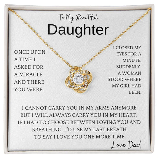 My Last Breath Daughter Necklace