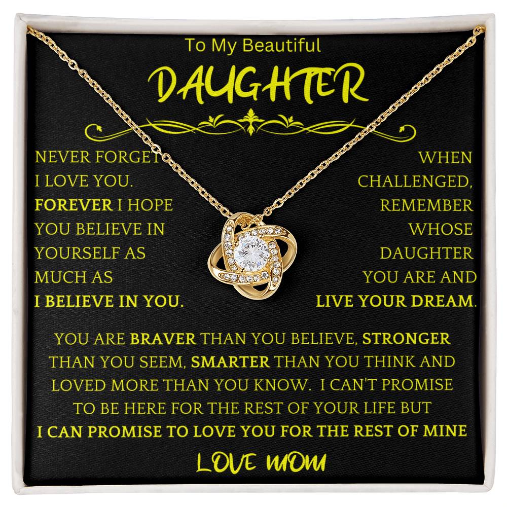 Live Your Dreams Necklace Gift For Daughter by01