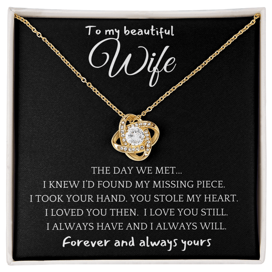 Stole My Heart Wife Necklace