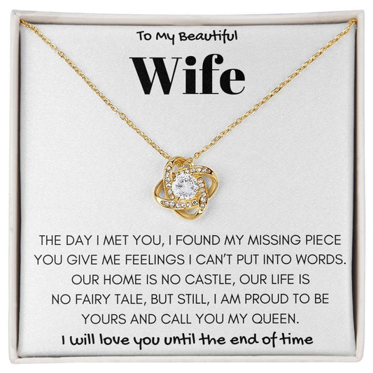 My Queen Necklace Wife Gift