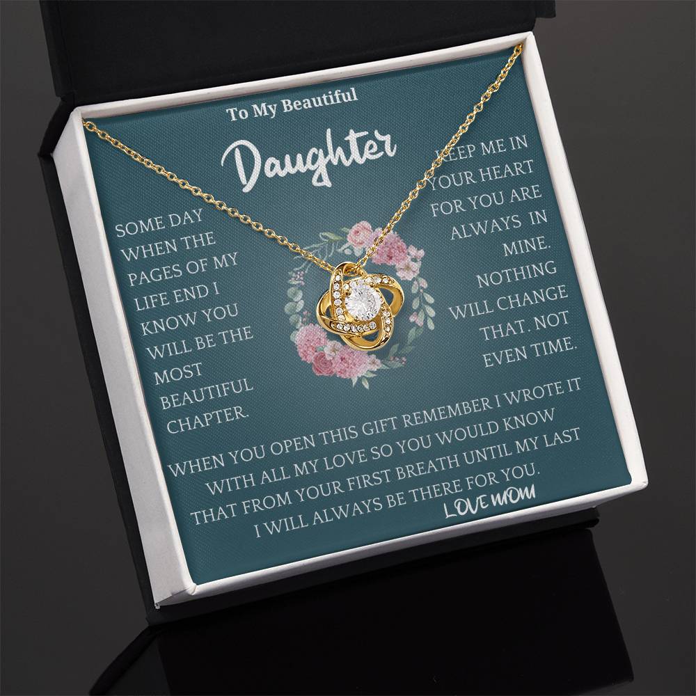 Pages Of My Life Necklace Gift Daughter