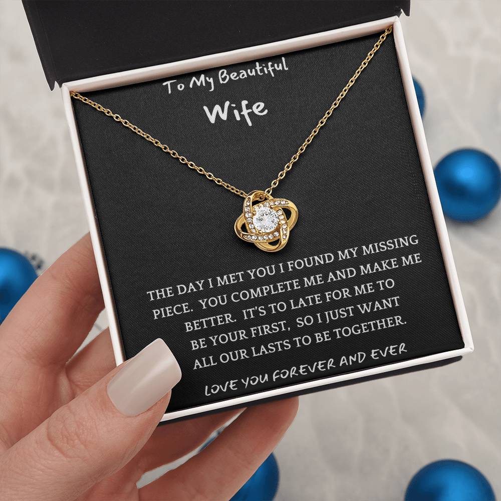 MISSING PIECE NECKLACE GIFT FOR WIFE