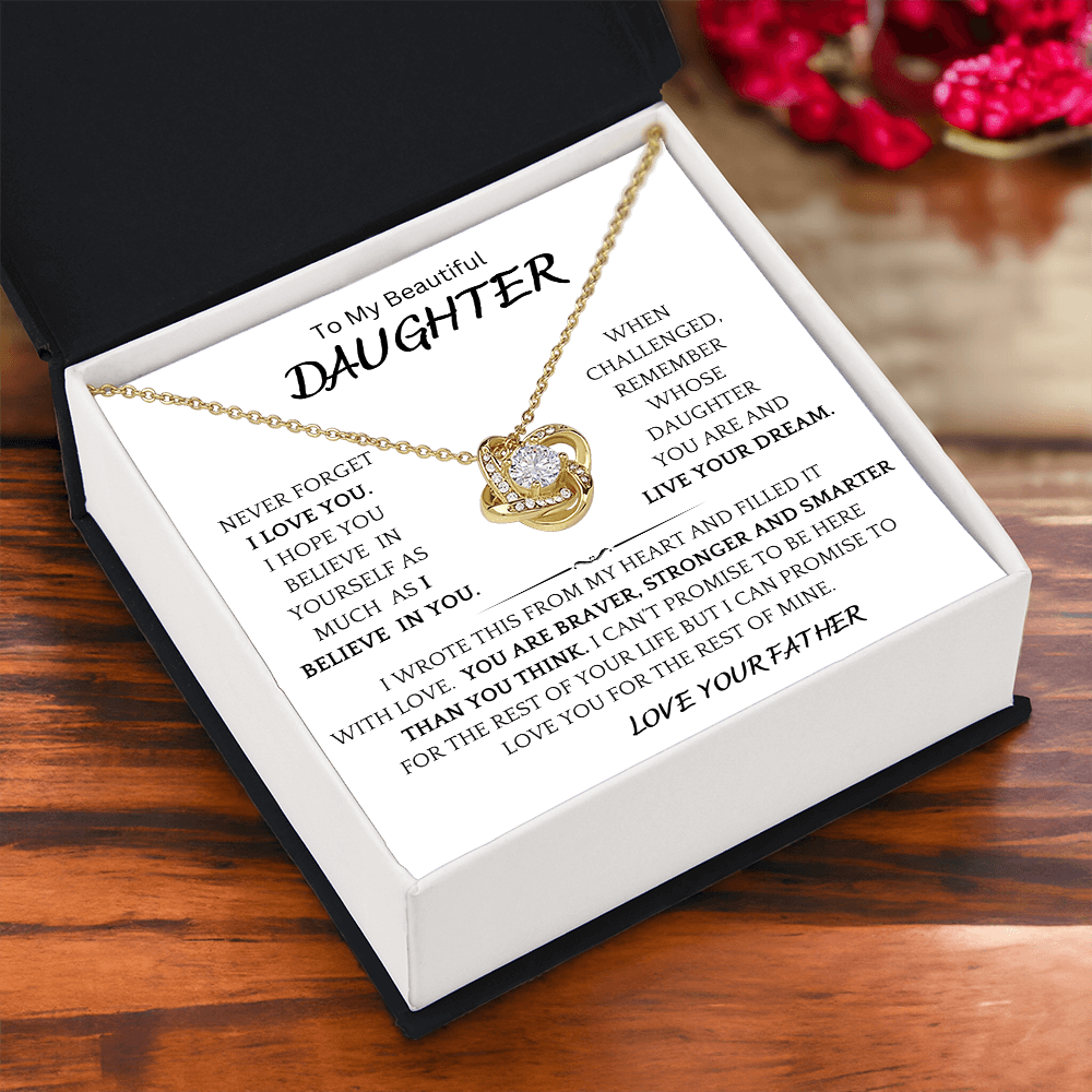 Promise Necklace Daughter Gift