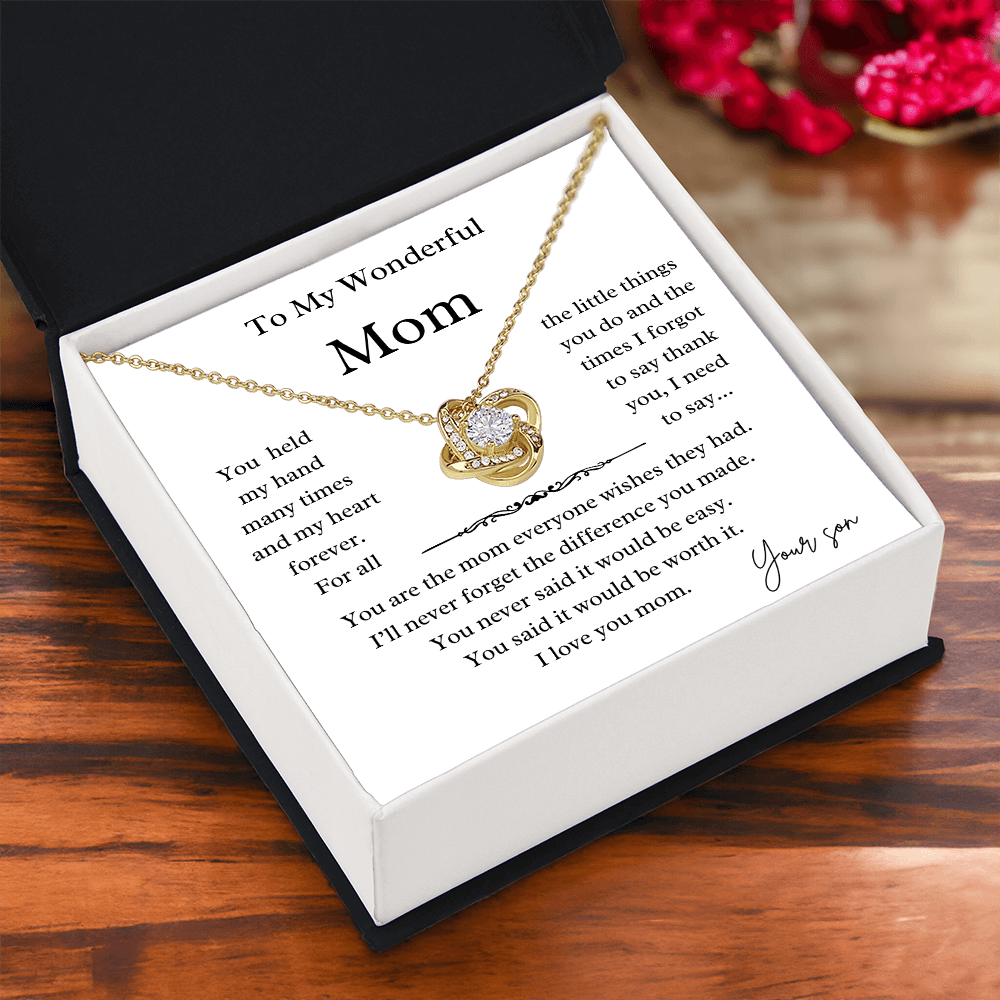 Need To Say Mom Necklace