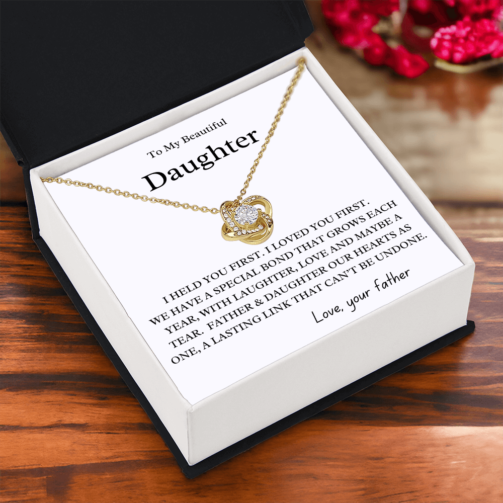 Laughter, Love Daughter Necklace