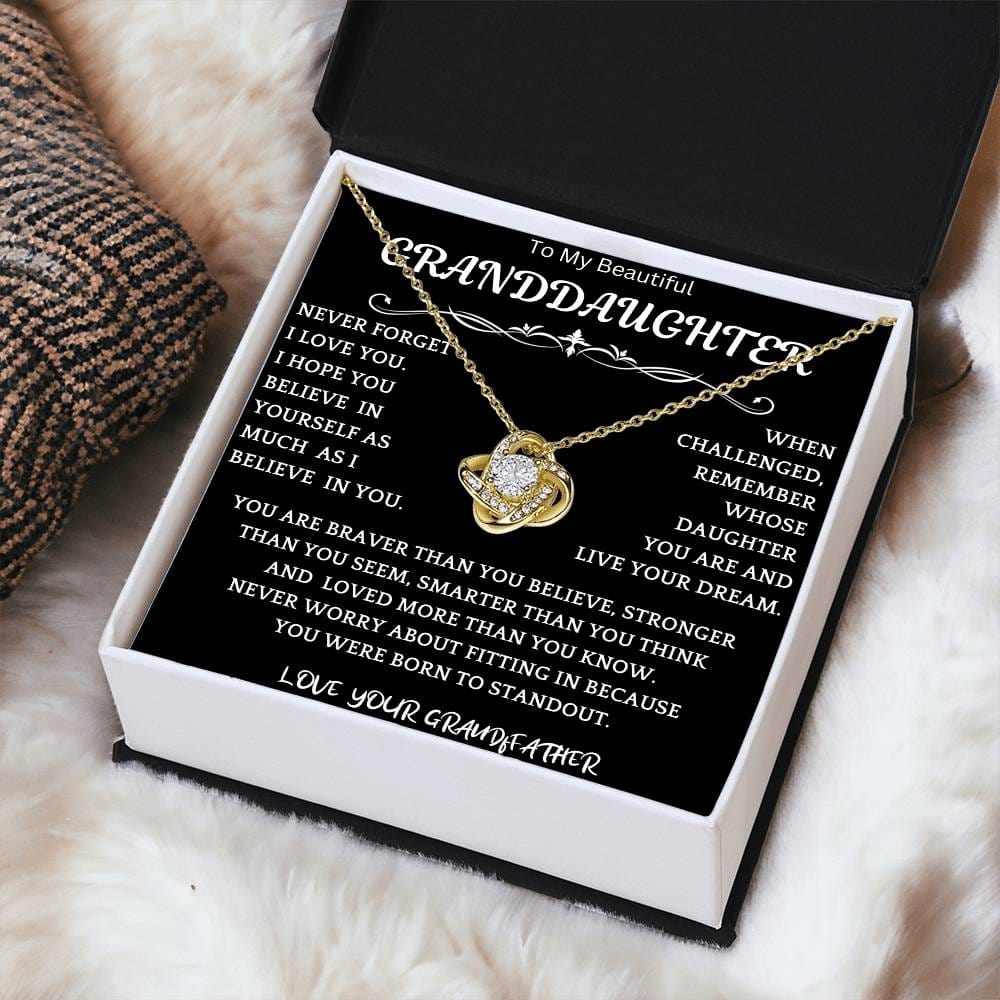 Live Your Dreams Necklace Gift From Grandfather