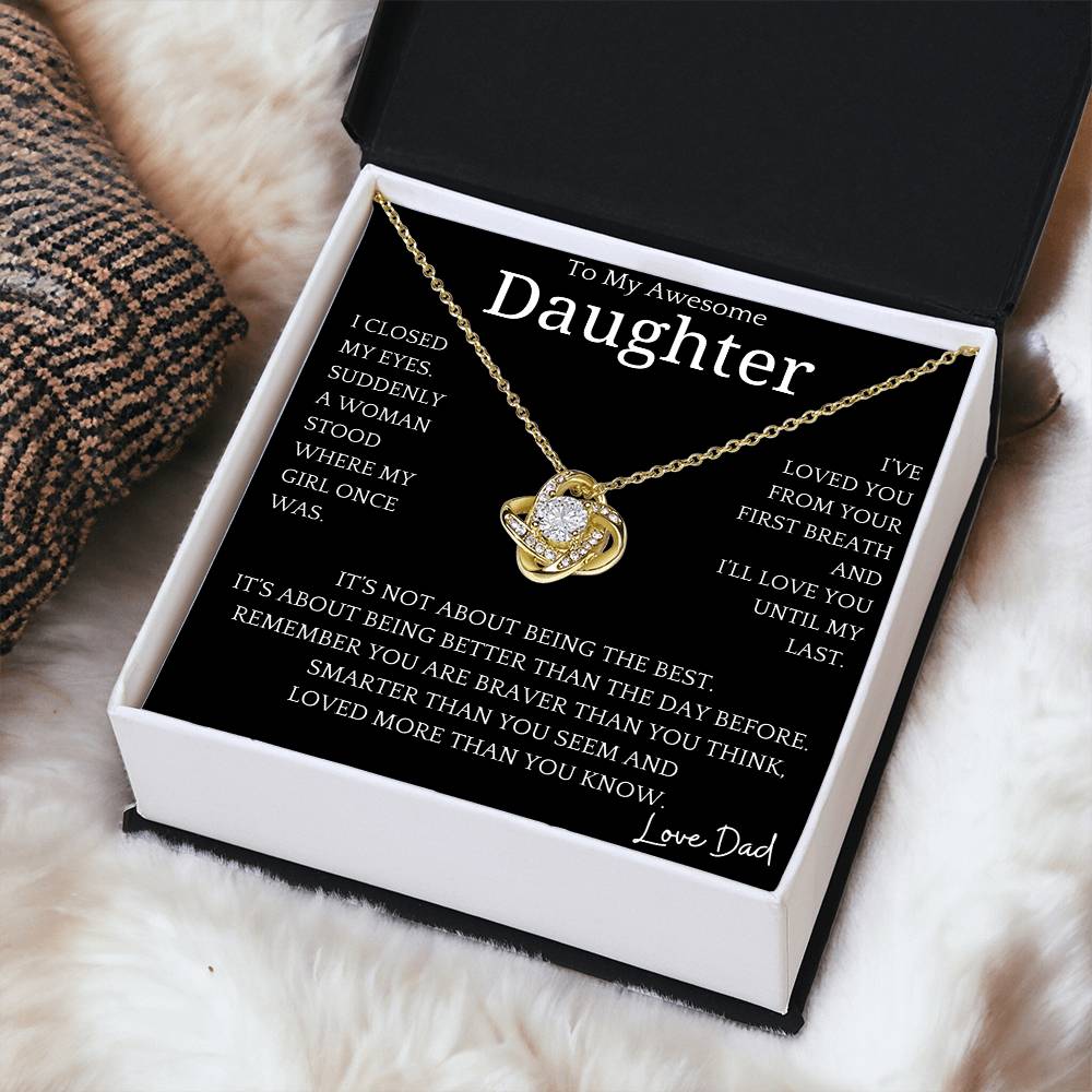 Better Than Before Necklace Gift For Daughter