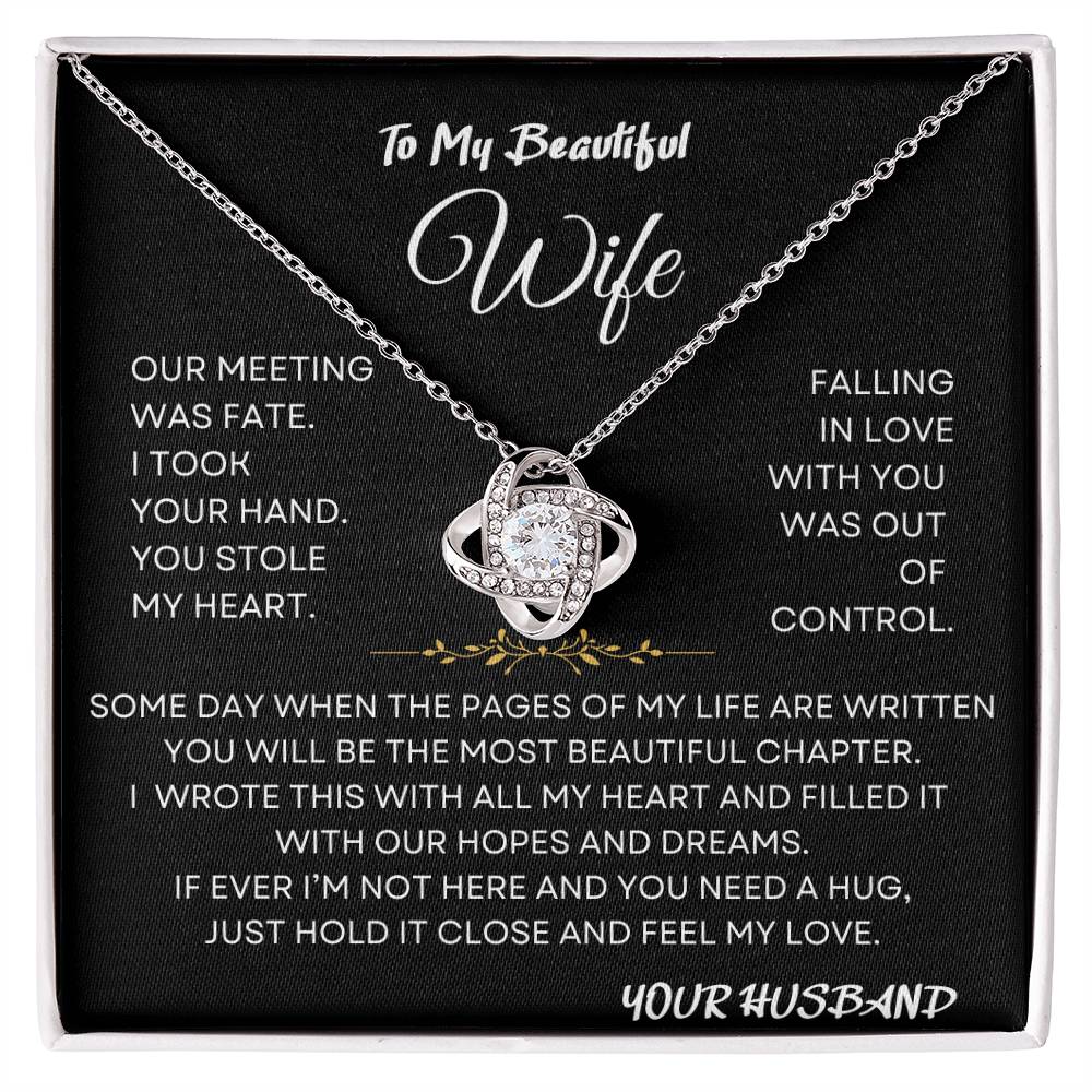 Stole My Heart Necklace Gift Wife