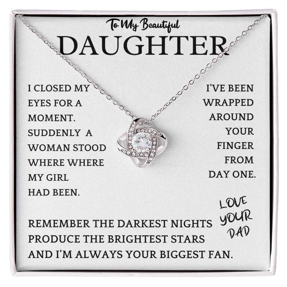 Biggest Fan Necklace Gift For Daughter