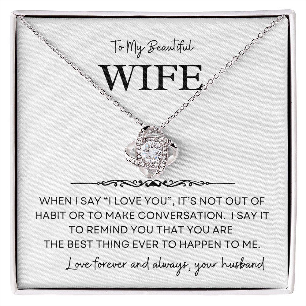 Best Thing Wife Necklace