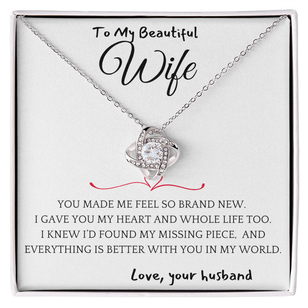 Better With You Wife Necklace