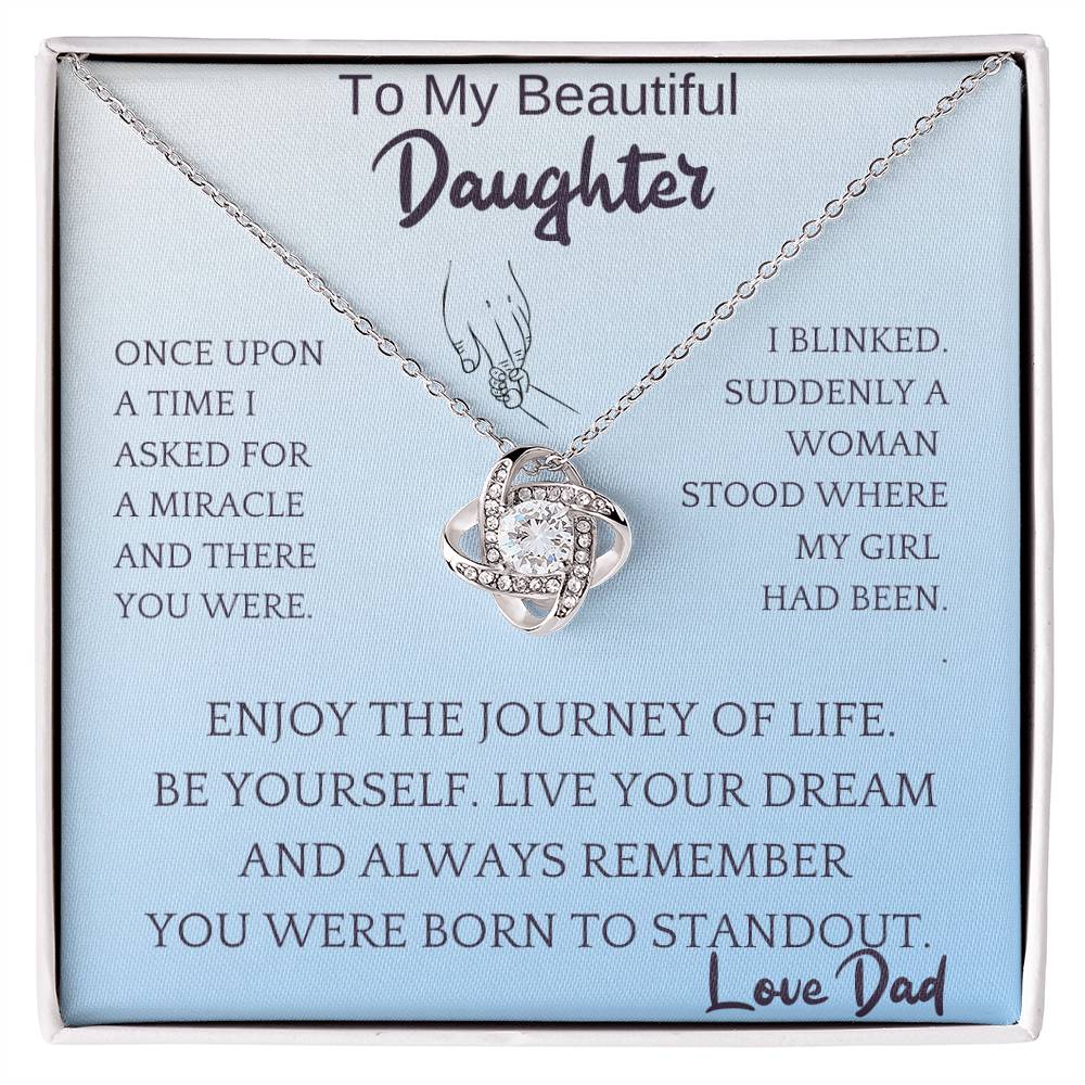 Journey of Life Daughter Necklace