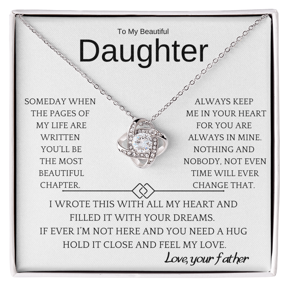 Filled With Dreams Daughter Necklace