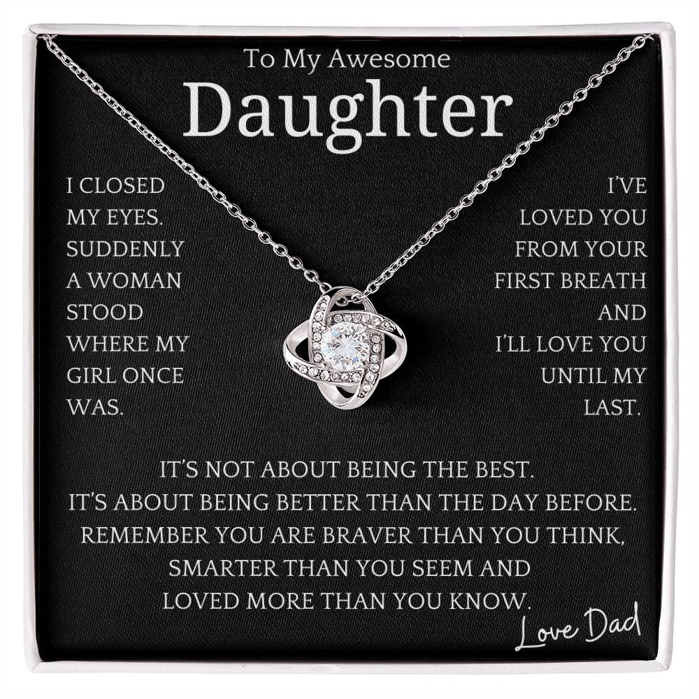 Better Than Before Necklace Gift For Daughter