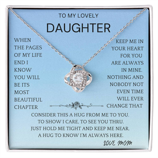 Keep Me Near Necklace Gift For Daughter 