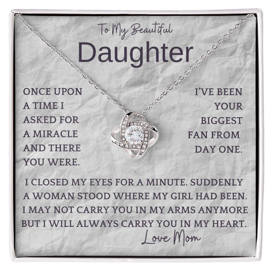 There You Were Necklace Gift For Daughter