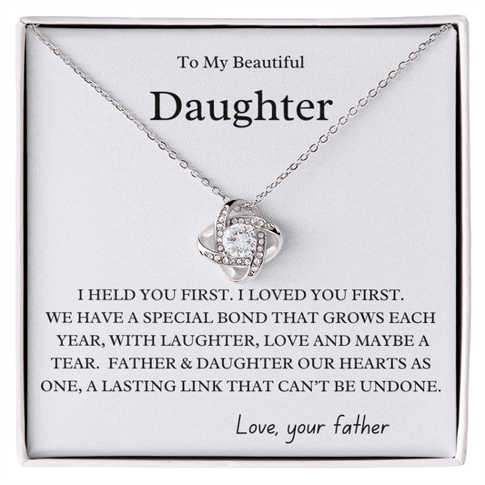 Laughter, Love Daughter Necklace