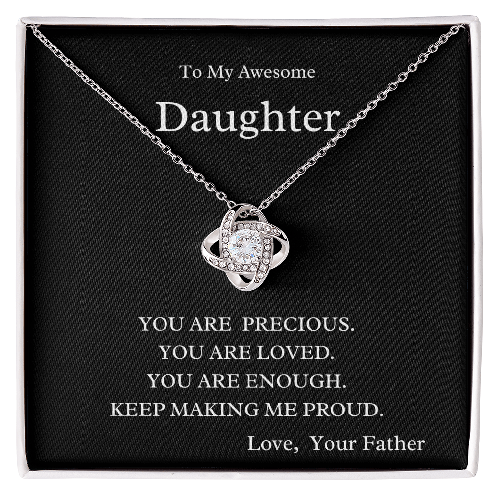 Making Me Proud Daughter Necklace