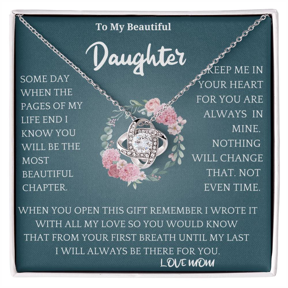 Pages Of My Life Necklace Gift Daughter