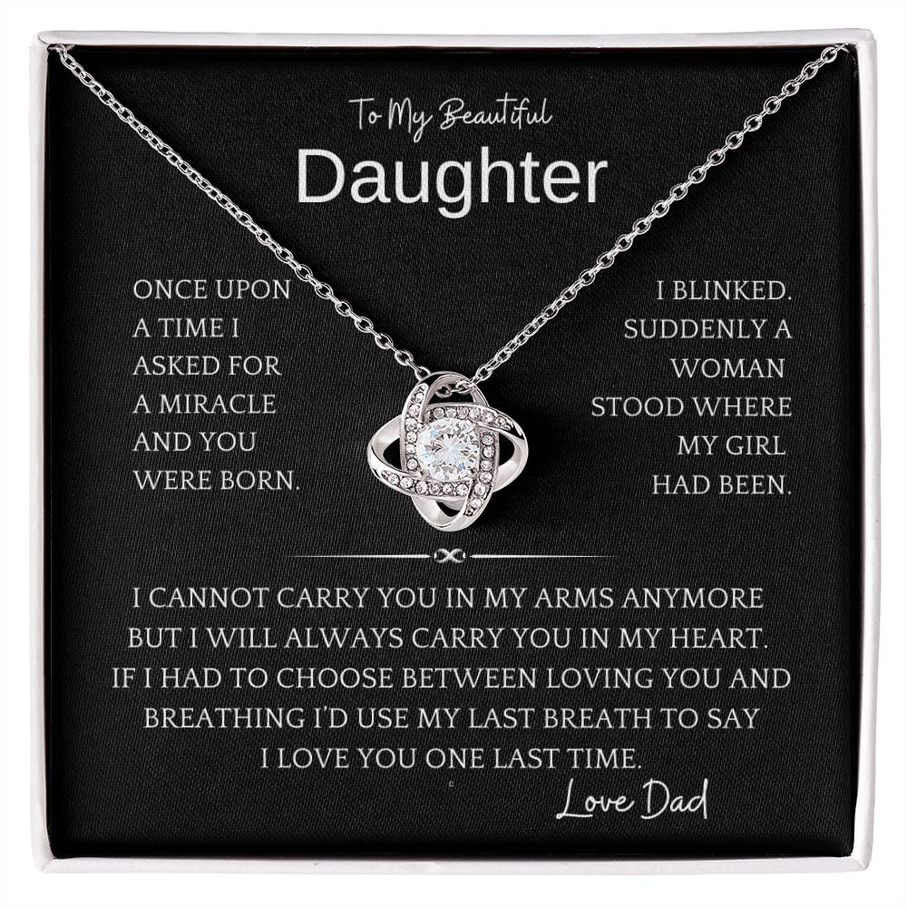 Daughter For Life Necklace