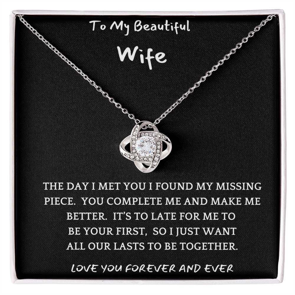 MISSING PIECE NECKLACE GIFT FOR WIFE