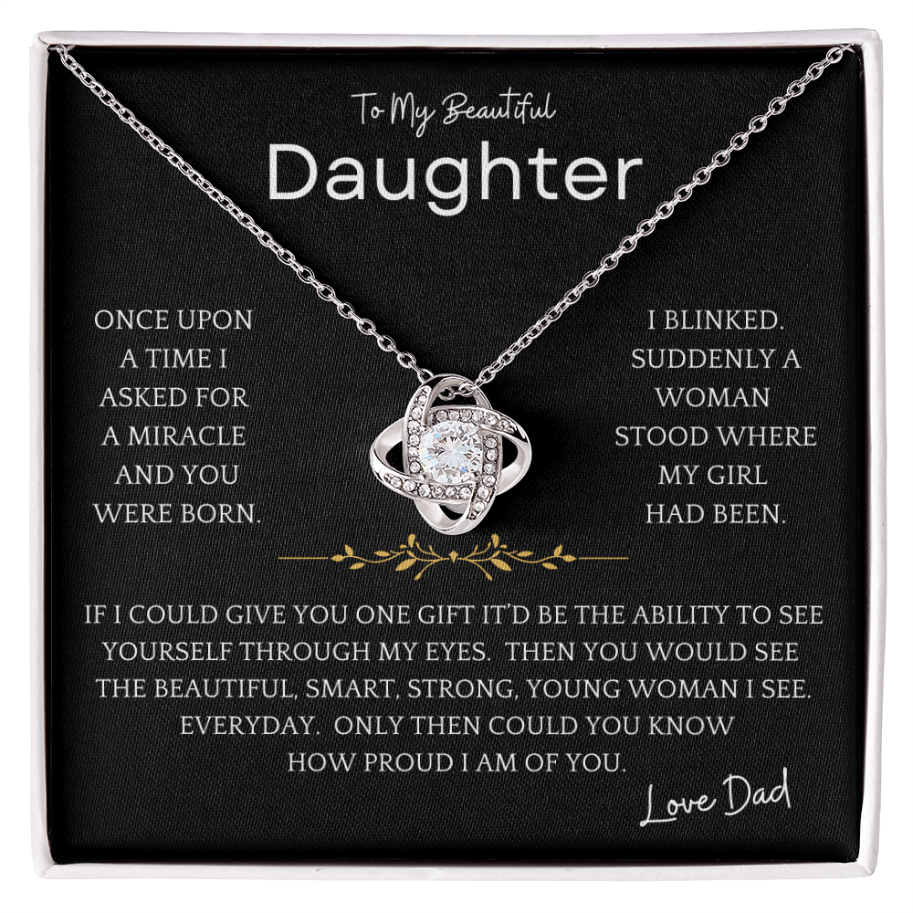 See Yourself Daughter Necklace