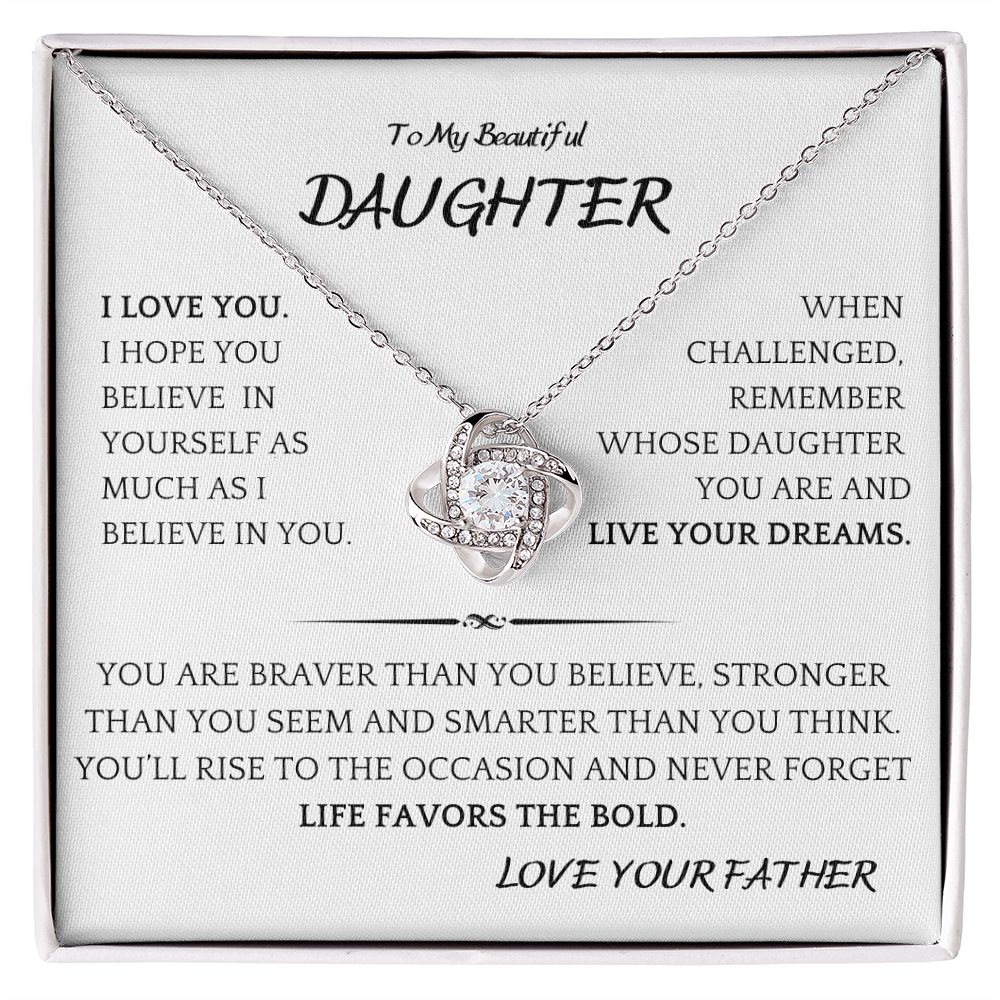 Live Boldly Daughter Gift