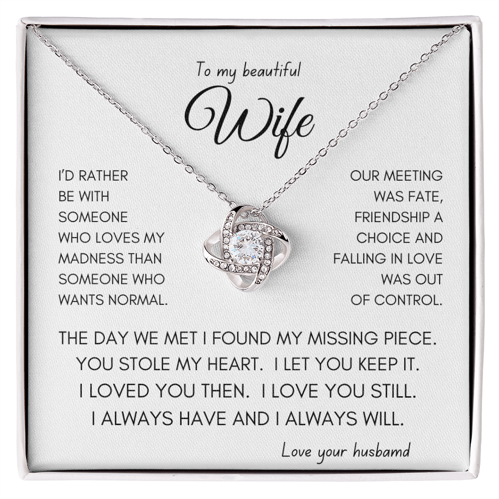 Love You Still Wife Necklace