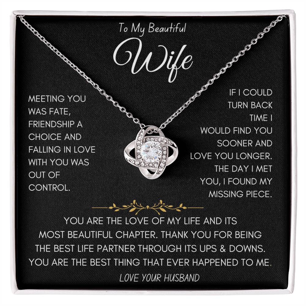 Love You Longer Necklace Wife Gift