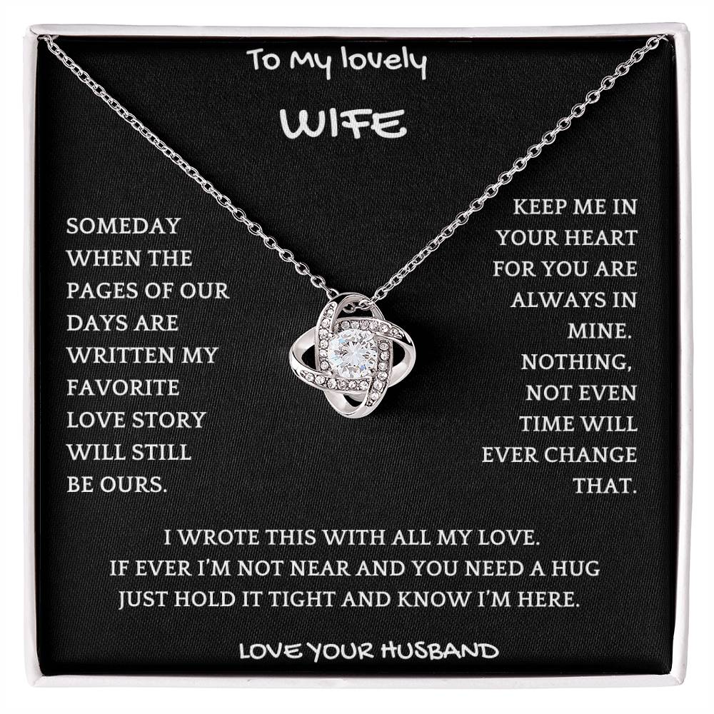 Favorite Love Story Necklace Gift For Wife