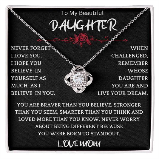 Live Your Dreams Necklace Gift For Daughter r4