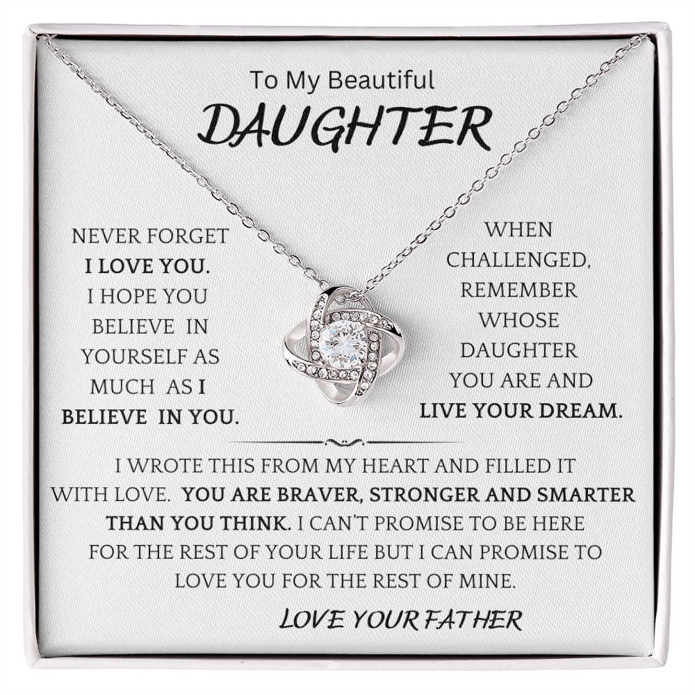 Promise Necklace Daughter Gift