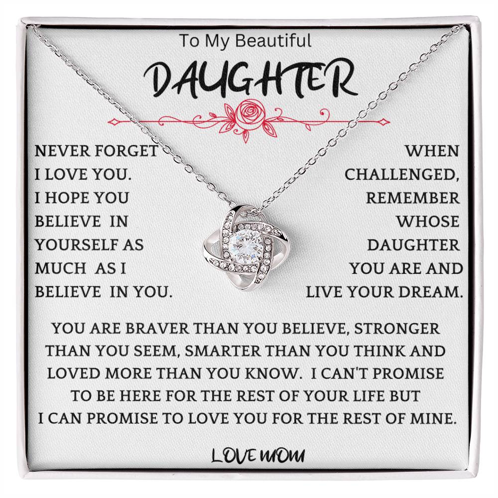 Live Your Dreams Necklace Gift For Daughter r1