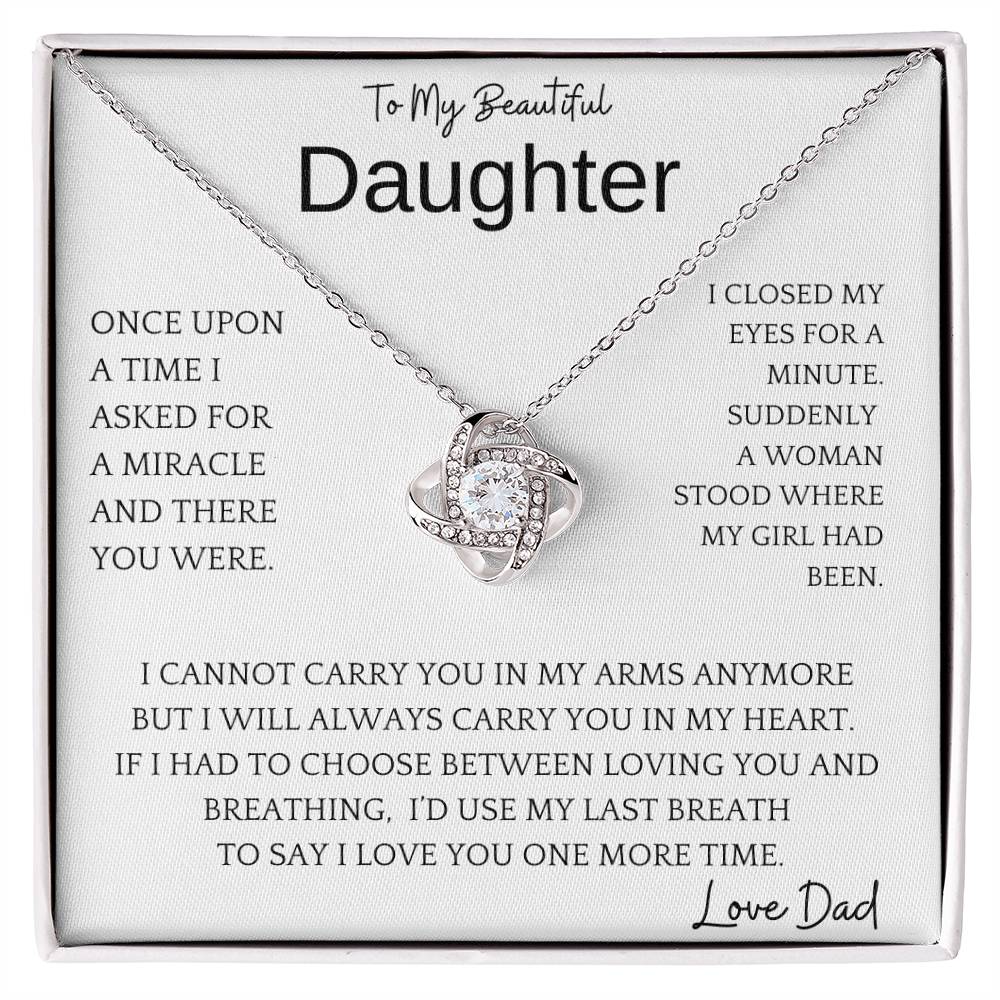 My Last Breath Daughter Necklace