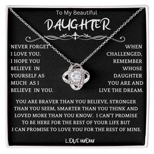 When Challenged Necklace Gift For Daughter