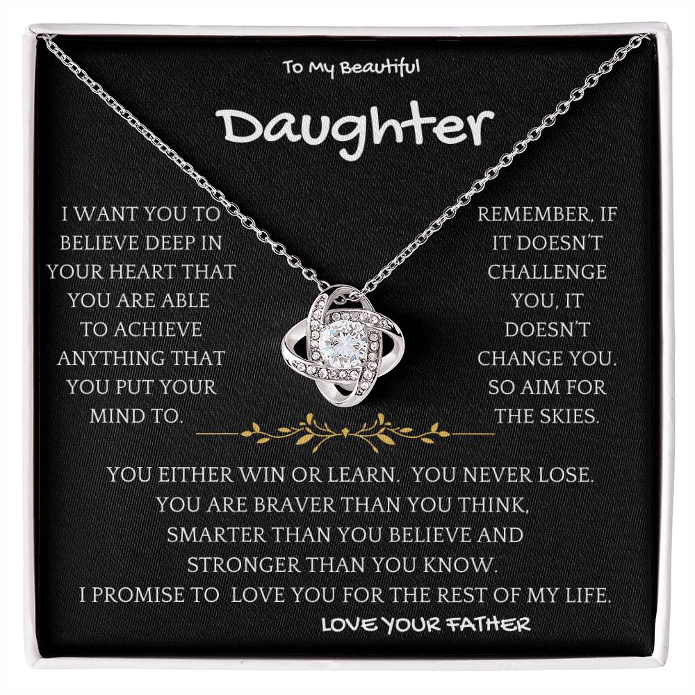 Win Or Learn Daughter Gift