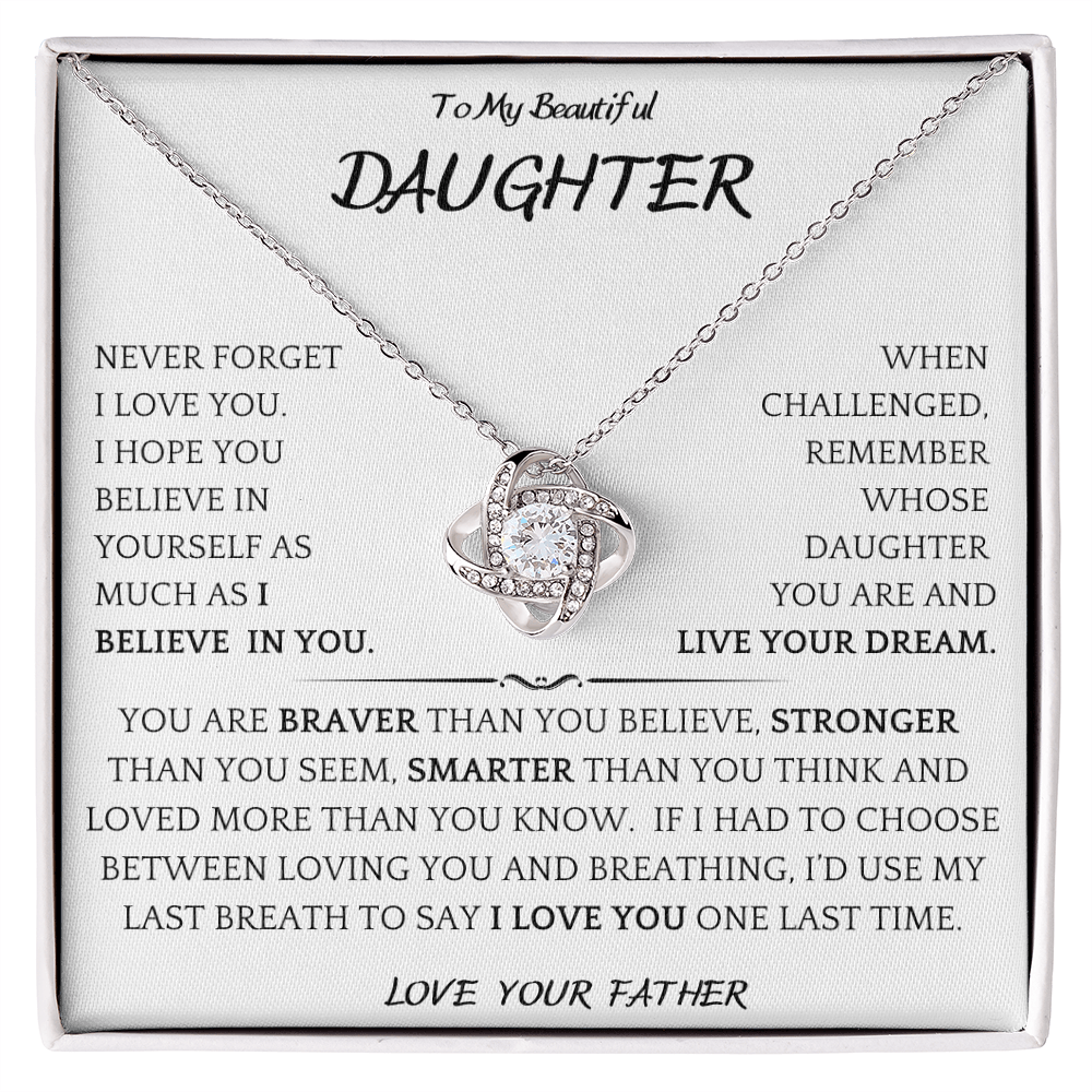 Braver Necklace Gift Daughter